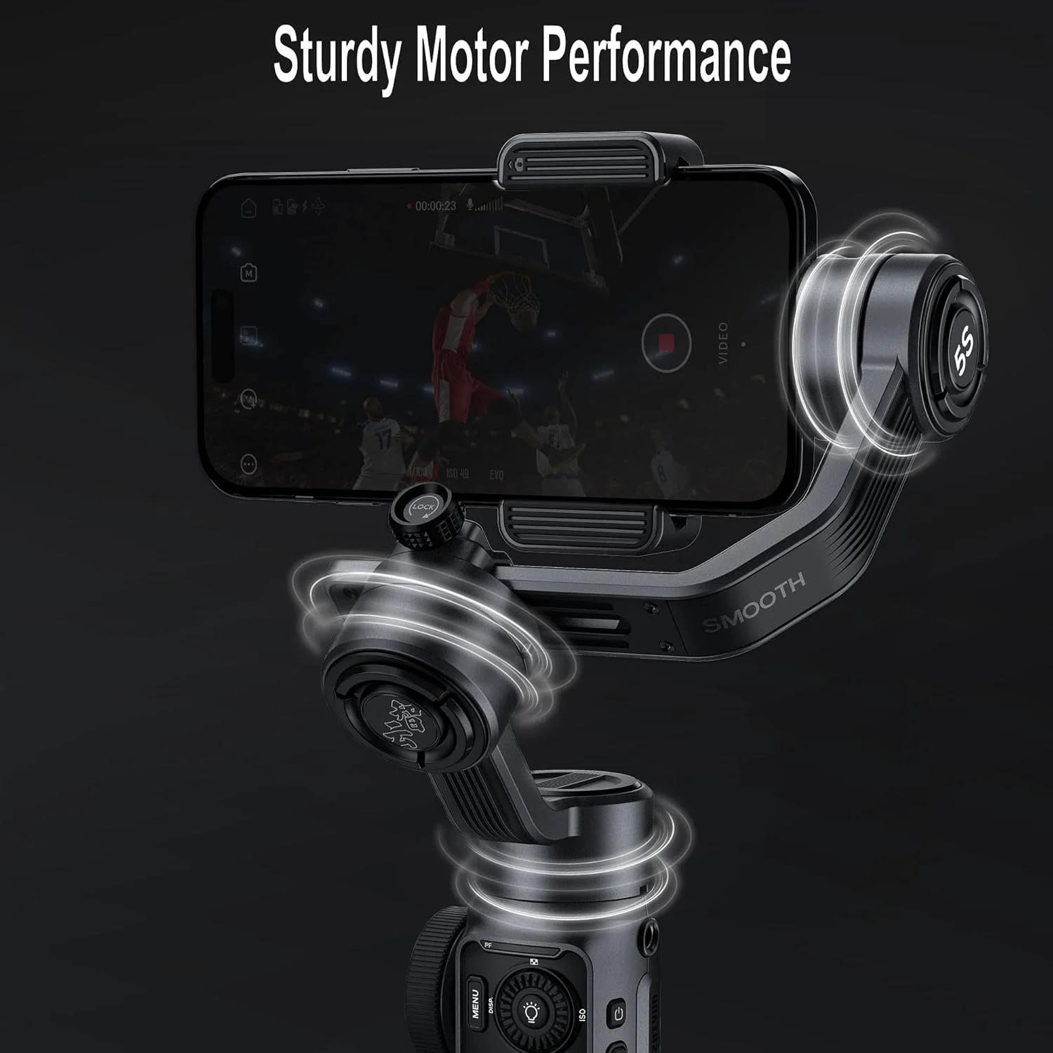 ZHIYUN Smooth 5S Combo 3-Axis Handheld Gimbal Stabilizer for Smartphone,Cell Phone Video Stabilizer for iPhone 14 13 12 11 Pro Max Samsung Galaxy S22/21/20 Ultra ZHIYUN Smooth 5S Combo 3-Axis Handheld Gimbal Stabilizer for Smartphone,Cell Phone Video Stabilizer for iPhone 14 13 12 11 Pro Max Samsung Galaxy S22/21/20 Ultra