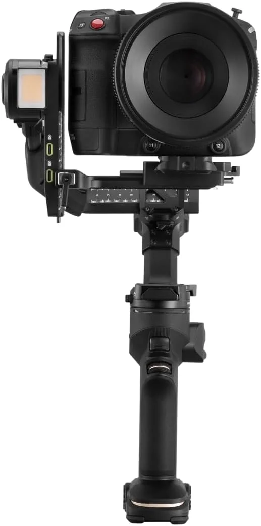 استابلایزر گیمبال دوربین های DSLR و بدون آینه ژیون مدل Zhiyun Crane 4 Combo [اورجینال]، تثبیت کننده دوربین 3 محوره به همراه دسته/تکیه گاه مچ دست/سه پایه/کیف/نور، مناسب برای نیکون، کانن، سونی و غیره