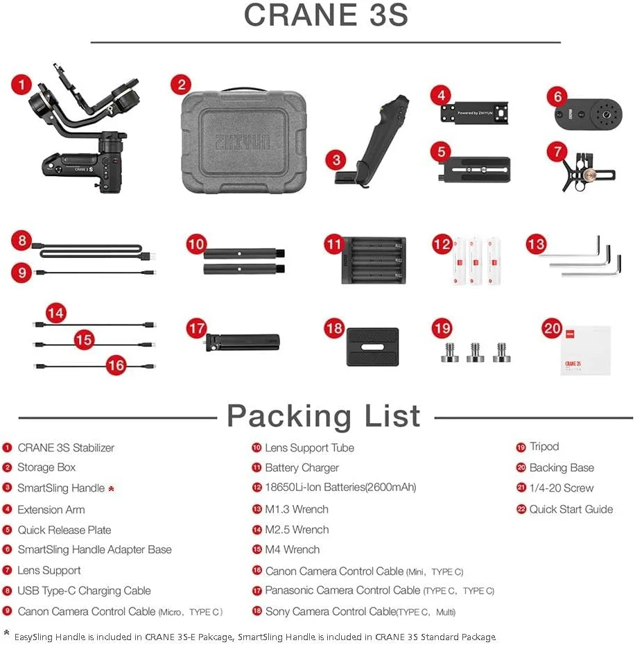 تثبیت کننده دستی 3 محوره ژیون CRANE-3S تثبیت کننده دستی 3 محوره ژیون CRANE-3S