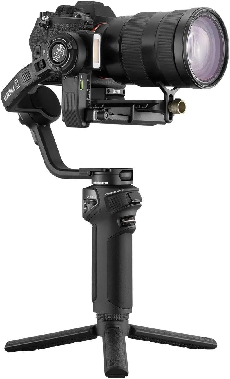 ژیون Weebill 3 S 3S Combo، تثبیت کننده حرفه ای ویدئو، گیمبال 3 محوره به همراه کیف نگهداری، تکیه گاه مچ دست، دسته اسلینگ قابل افزایش طول برای دوربین های DSLR و بدون آینه کانن/سونی/پاناسونیک/نیکون/فوجی فیلم ژیون Weebill 3 S 3S Combo، تثبیت کننده حرفه ای ویدئو، گیمبال 3 محوره به همراه کیف نگهداری، تکیه گاه مچ دست، دسته اسلینگ قابل افزایش طول برای دوربین های DSLR و بدون آینه کانن/سونی/پاناسونیک/نیکون/فوجی فیلم