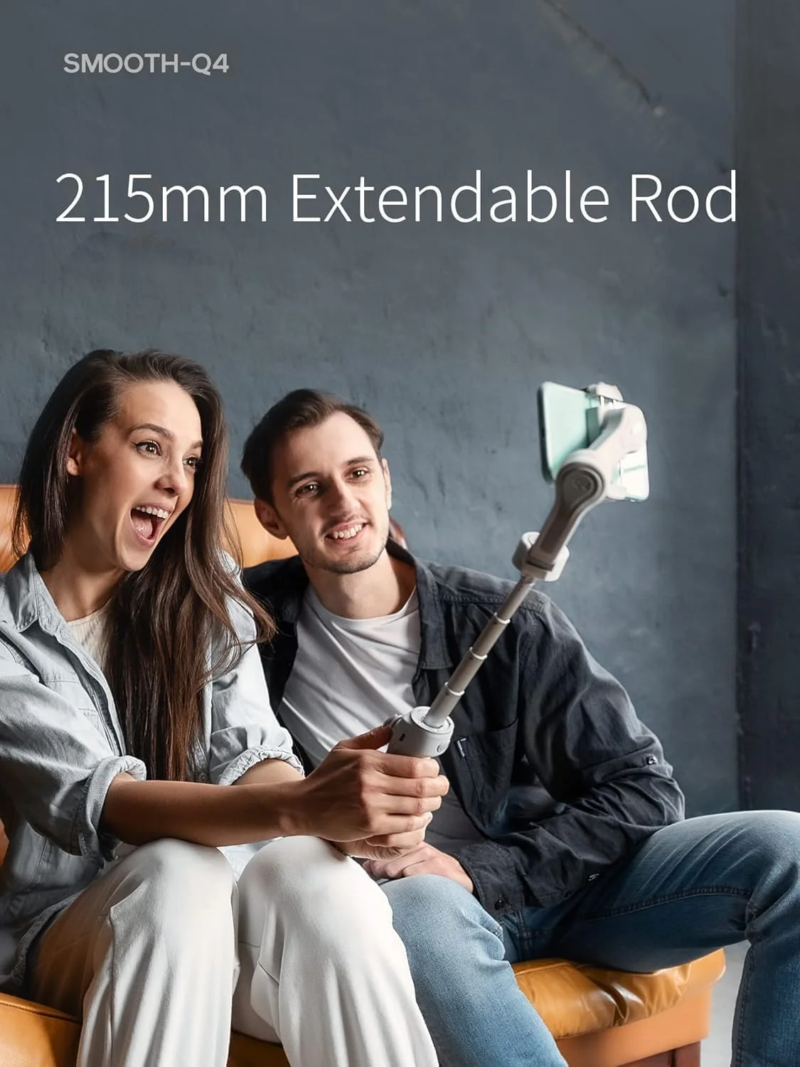 استابلایزر گیمبال کمبو ZHIYUN Smooth Q4 [اورجینال]، گیمبال تلفن هوشمند 3 محوره، دارای میله داخلی، تاشو و قابل حمل، گیمبال اندروید و آیفون، استابلایزر ولاگینگ، ویدیو TikTok YouTube