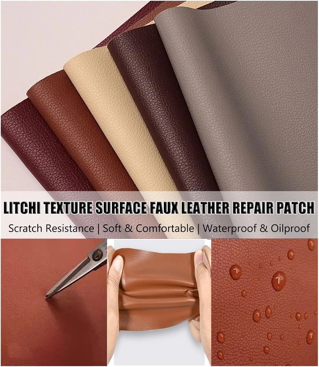 پچ تعمیر چرم خود چسب، پچ تعمیر چرم 150x137 سانتی متر، کیت تعمیر پارگی چرم PU برای مبلمان، پچ مبل چرمی (آبی تیره) پچ تعمیر چرم خود چسب، پچ تعمیر چرم 150x137 سانتی متر، کیت تعمیر پارگی چرم PU برای مبلمان، پچ مبل چرمی (آبی تیره)