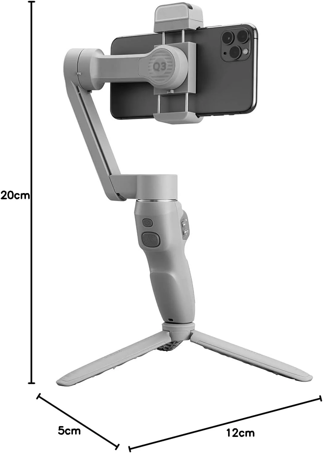 لرزشگیر گیمبال 3 محوره گوشی هوشمند ژیون Smooth-Q3 مدل C030112EUr لرزشگیر گیمبال 3 محوره گوشی هوشمند ژیون Smooth-Q3 مدل C030112EUr