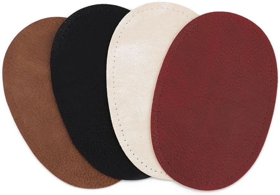 2Pcs Coffee Pu Leather Fabric Oval Elbow Knee Patches for Sweater Trousers Repair Patches Craft Supply Sewing Appliques (Coffee, One size) 2Pcs Coffee Pu Leather Fabric Oval Elbow Knee Patches for Sweater Trousers Repair Patches Craft Supply Sewing Appliques (Coffee, One size)