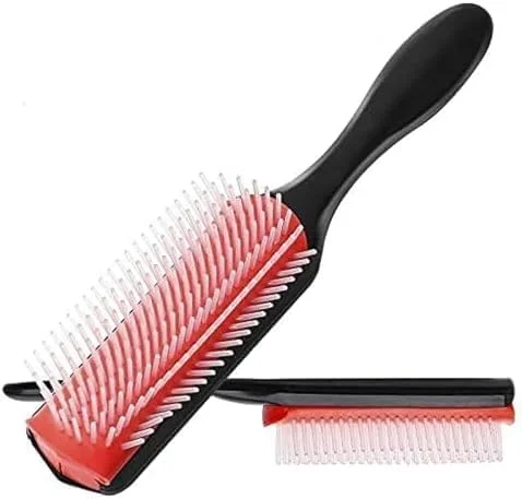 برس حالت دهنده کلاسیک 7 ردیفه - D3 - برس مو برای خشک کردن و حالت دادن - باز کردن گره، جدا کردن، شکل دادن و مشخص کردن فرها