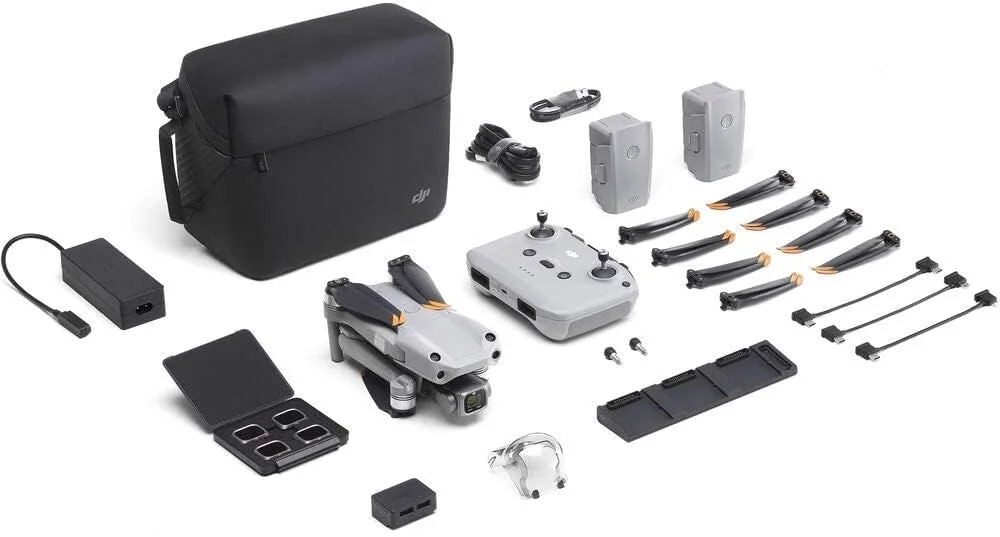 DJI Air 2S Fly More Combo، پهپاد با دوربین گیمبال 3 محوره، ویدیوی 5.4K، سنسور CMOS 1 اینچی، حسگر موانع در 4 جهت، 31 دقیقه زمان پرواز، انتقال ویدیوی 12 کیلومتری 1080p، دو باتری اضافی