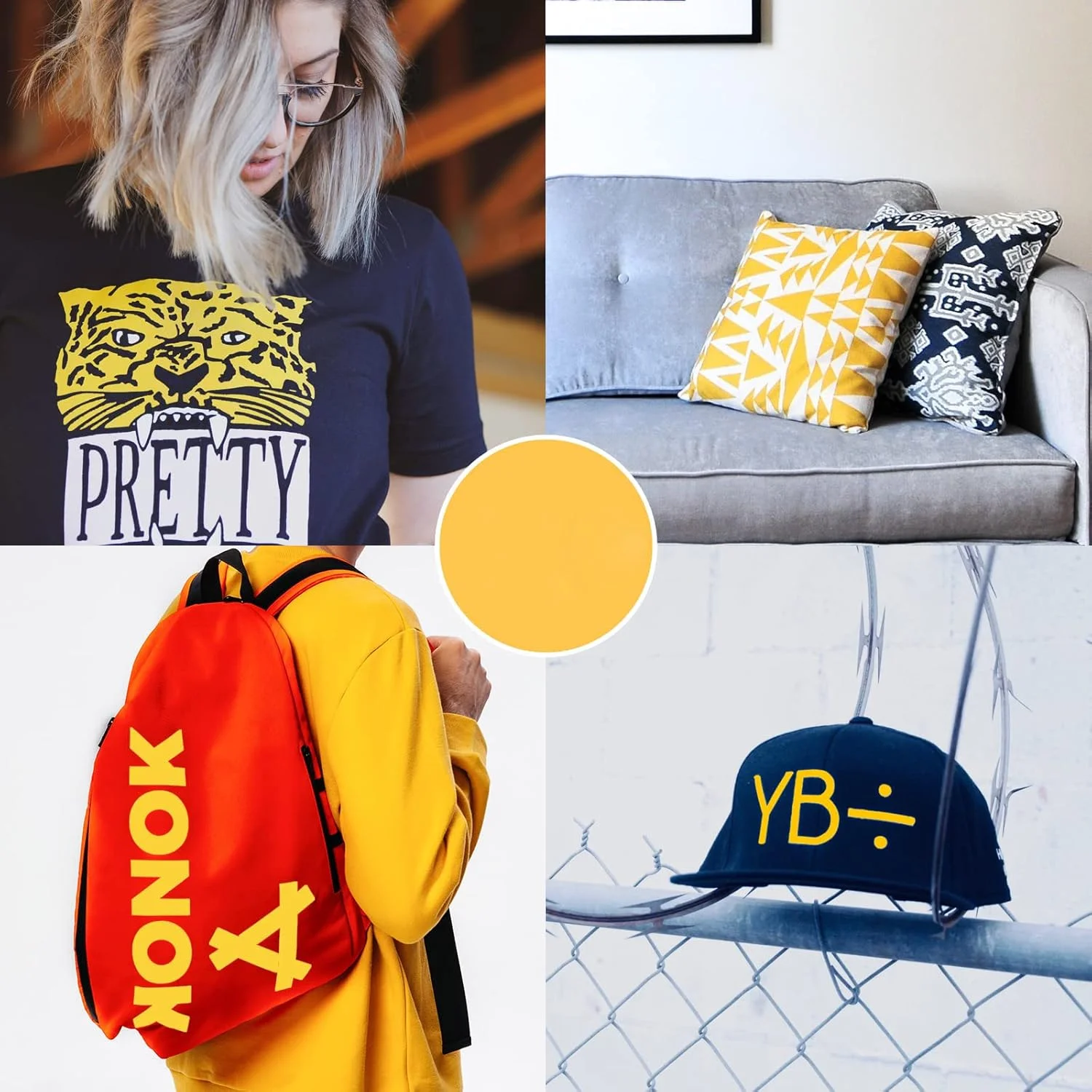 رول های وینیل انتقال حرارت KOWVOWZ، وینیل حرارتی برای تی شرت، سازگار با دستگاه های Cricut، Cameo، پرس حرارتی، تصعید، برش و جدا کردن آسان برای طراحی وینیل حرارتی 1 عدد 11.8 اینچ * 78.7 اینچ (زرد) رول های وینیل انتقال حرارت KOWVOWZ، وینیل حرارتی برای تی شرت، سازگار با دستگاه های Cricut، Cameo، پرس حرارتی، تصعید، برش و جدا کردن آسان برای طراحی وینیل حرارتی 1 عدد 11.8 اینچ * 78.7 اینچ (زرد)
