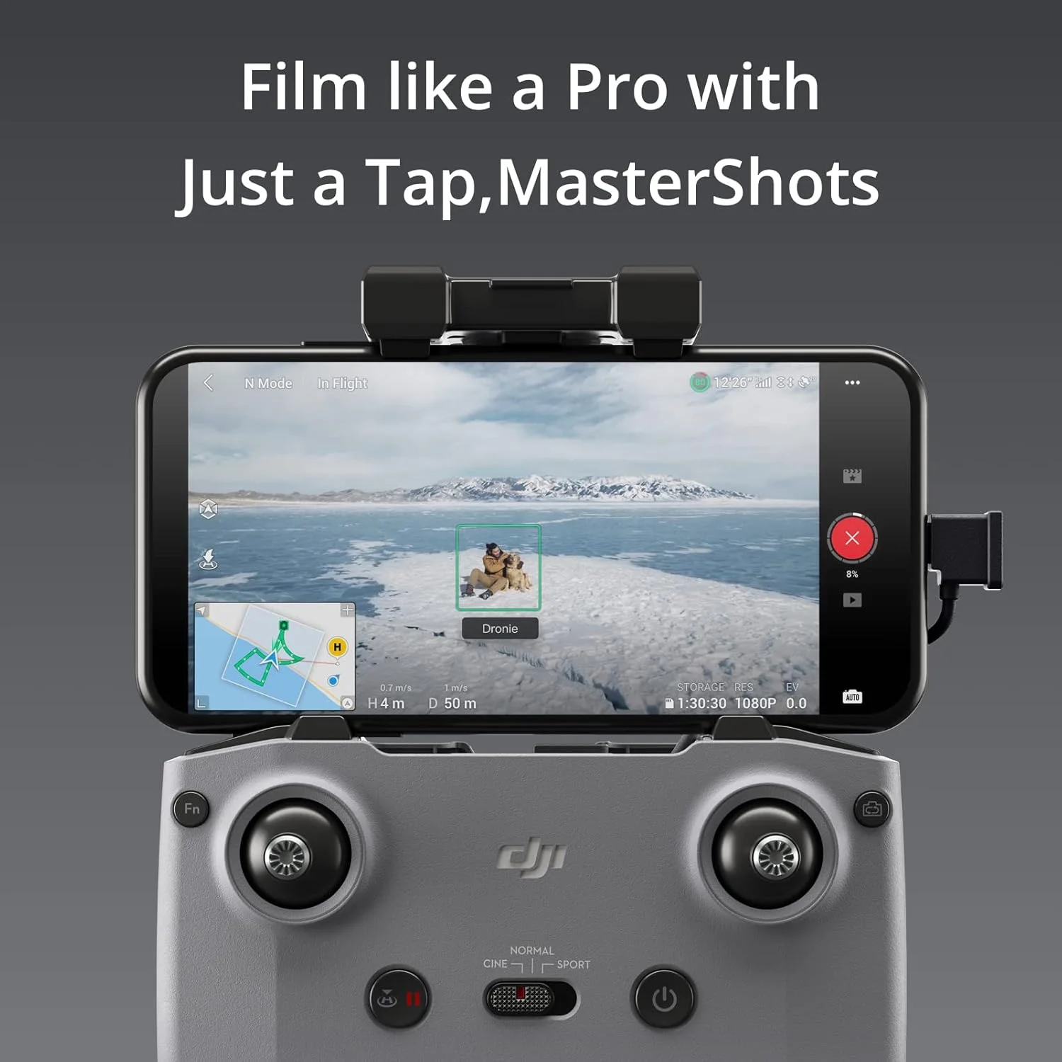 DJI Air 2S Fly More Combo، پهپاد با دوربین گیمبال 3 محوره، ویدیوی 5.4K، سنسور CMOS 1 اینچی، حسگر موانع در 4 جهت، 31 دقیقه زمان پرواز، انتقال ویدیوی 12 کیلومتری 1080p، دو باتری اضافی
