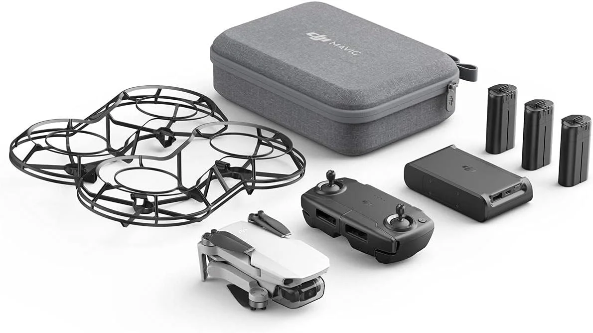 DJI Mavic Mini Combo - پهپاد FlyCam کوادکوپتر با دوربین 2.7K گیمبال 3 محوره GPS زمان پرواز 30 دقیقه