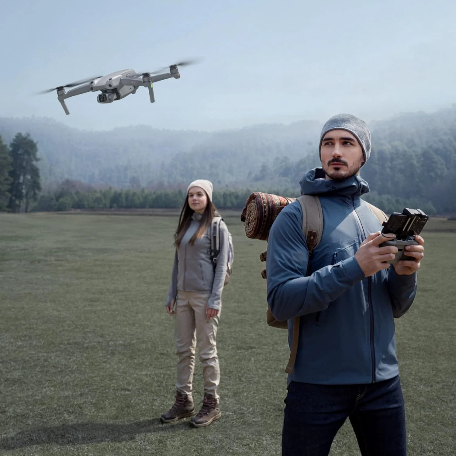 DJI Air 2S Fly More Combo، پهپاد با دوربین گیمبال 3 محوره، ویدیوی 5.4K، سنسور CMOS 1 اینچی، حسگر موانع در 4 جهت، 31 دقیقه زمان پرواز، انتقال ویدیوی 12 کیلومتری 1080p، دو باتری اضافی