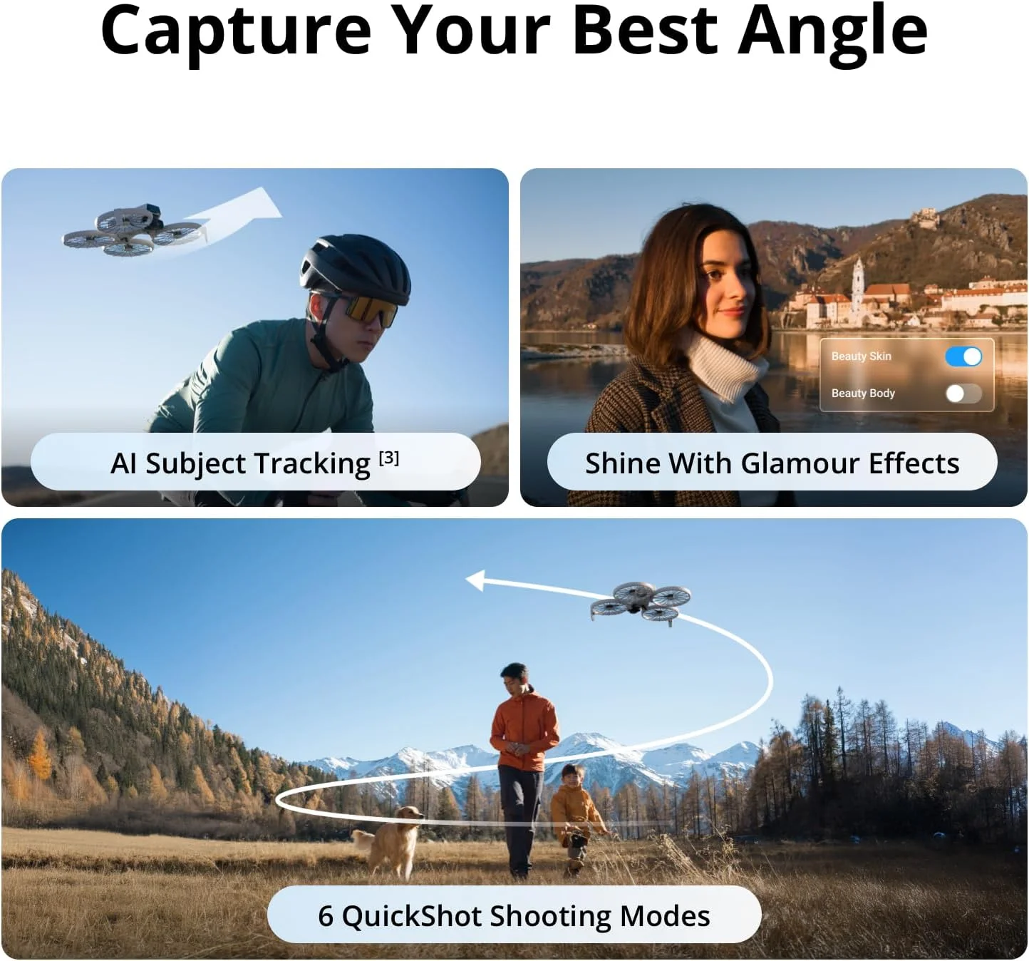DJI Flip با کنترلر از راه دور RC 2 دارای صفحه نمایش، پهپاد تعقیب کننده با دوربین 4K UHD برای بزرگسالان، زیر 249 گرم، تثبیت کننده گیمبال 3 محوره، انتقال ویدئو 13 کیلومتری، نسخه امارات DJI Flip با کنترلر از راه دور RC 2 دارای صفحه نمایش، پهپاد تعقیب کننده با دوربین 4K UHD برای بزرگسالان، زیر 249 گرم، تثبیت کننده گیمبال 3 محوره، انتقال ویدئو 13 کیلومتری، نسخه امارات