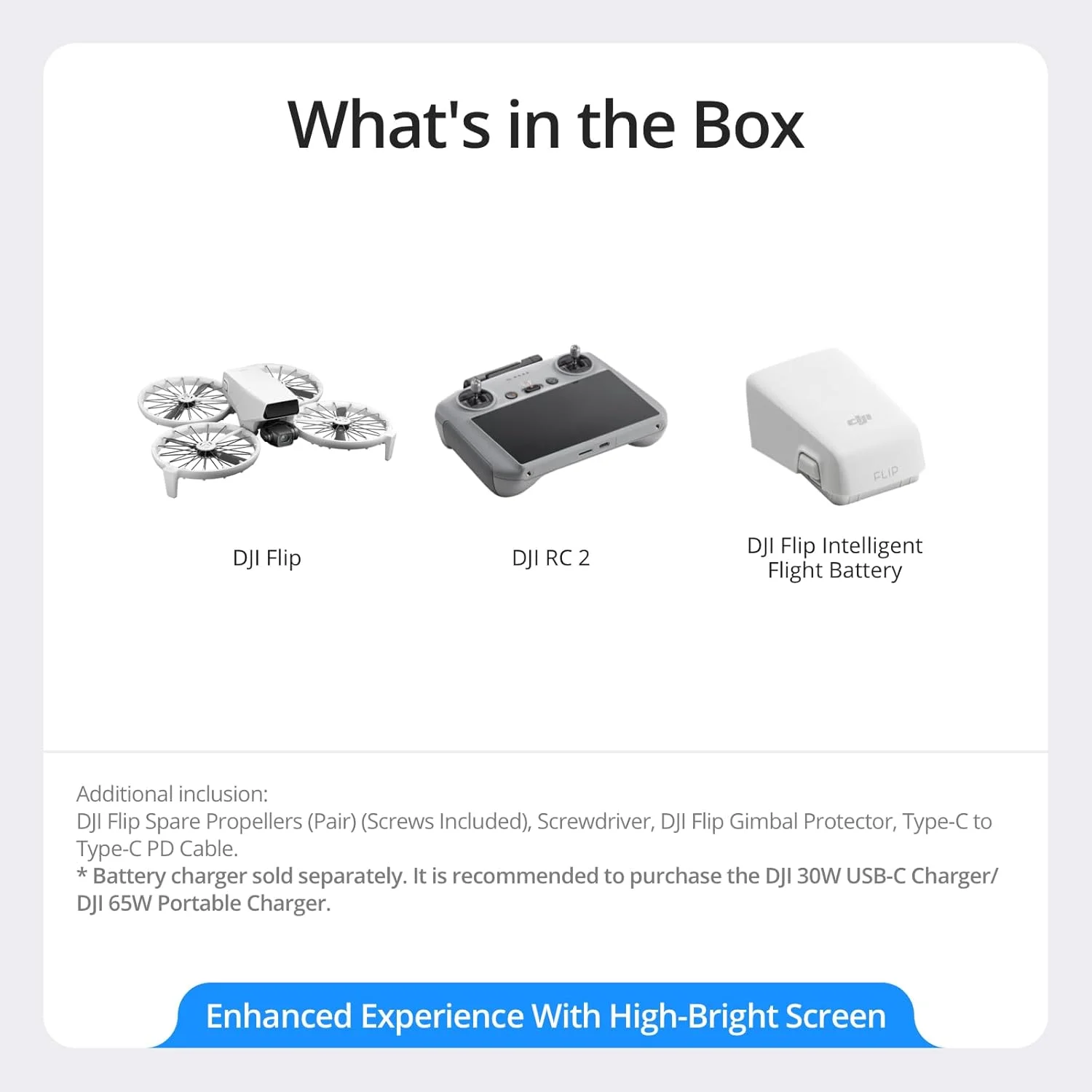 DJI Flip با کنترلر از راه دور RC 2 دارای صفحه نمایش، پهپاد تعقیب کننده با دوربین 4K UHD برای بزرگسالان، زیر 249 گرم، تثبیت کننده گیمبال 3 محوره، انتقال ویدئو 13 کیلومتری، نسخه امارات DJI Flip با کنترلر از راه دور RC 2 دارای صفحه نمایش، پهپاد تعقیب کننده با دوربین 4K UHD برای بزرگسالان، زیر 249 گرم، تثبیت کننده گیمبال 3 محوره، انتقال ویدئو 13 کیلومتری، نسخه امارات