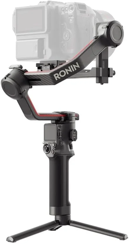 DJI RS 3 Pro - تثبیت کننده گیمبال 3 محوره برای دوربین های DSLR و سینمایی، قفل های محور خودکار، بازوهای محور فیبر کربنی توسعه یافته، انتقال O3 Pro، نسخه امارات