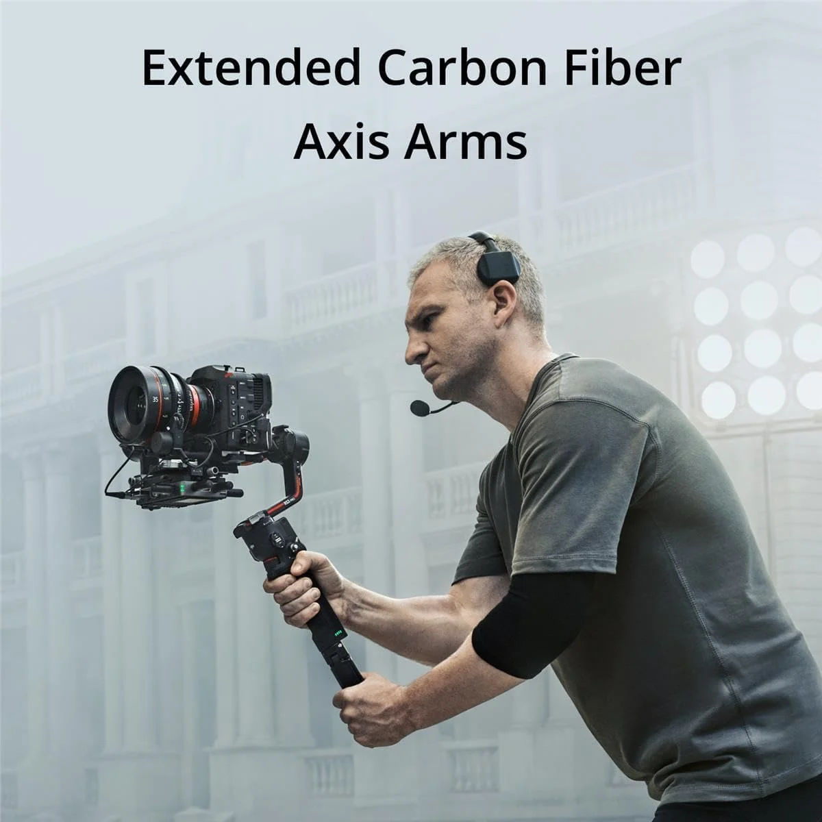 DJI RS 3 Pro - تثبیت کننده گیمبال 3 محوره برای دوربین های DSLR و سینمایی، قفل های محور خودکار، بازوهای محور فیبر کربنی توسعه یافته، انتقال O3 Pro، نسخه امارات DJI RS 3 Pro - تثبیت کننده گیمبال 3 محوره برای دوربین های DSLR و سینمایی، قفل های محور خودکار، بازوهای محور فیبر کربنی توسعه یافته، انتقال O3 Pro، نسخه امارات
