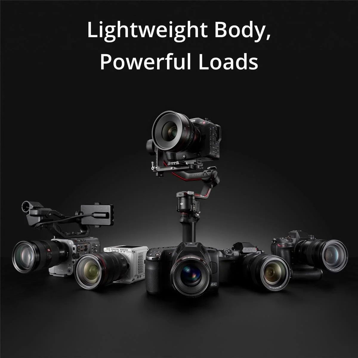 DJI RS 3 Pro - تثبیت کننده گیمبال 3 محوره برای دوربین های DSLR و سینمایی، قفل های محور خودکار، بازوهای محور فیبر کربنی توسعه یافته، انتقال O3 Pro، نسخه امارات DJI RS 3 Pro - تثبیت کننده گیمبال 3 محوره برای دوربین های DSLR و سینمایی، قفل های محور خودکار، بازوهای محور فیبر کربنی توسعه یافته، انتقال O3 Pro، نسخه امارات