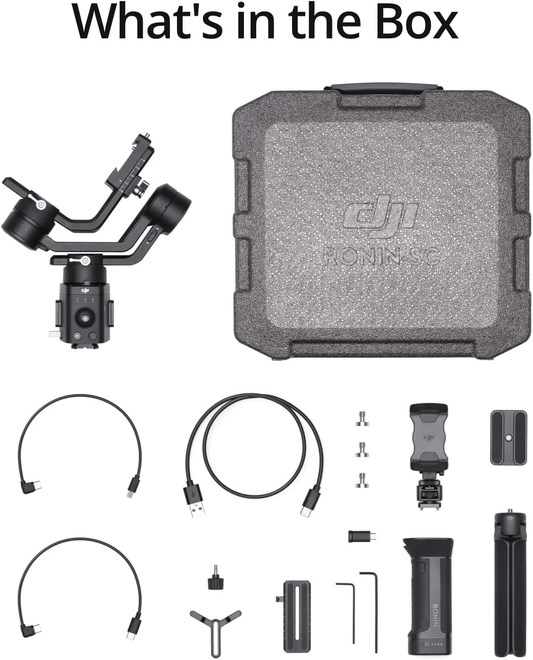 DJI Ronin-SC تثبیت کننده گیمبال 3 محوره برای دوربین های بدون آینه، تثبیت کننده دستی سازگار با سونی، پاناسونیک، لومیکس، نیکون، کانن، تا وزن 2 کیلوگرم DJI Ronin-SC تثبیت کننده گیمبال 3 محوره برای دوربین های بدون آینه، تثبیت کننده دستی سازگار با سونی، پاناسونیک، لومیکس، نیکون، کانن، تا وزن 2 کیلوگرم