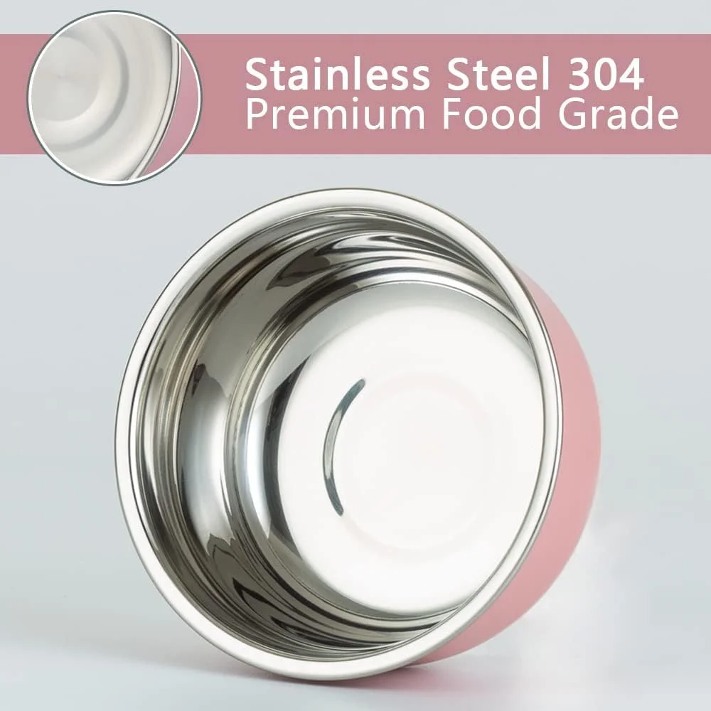 ظروف سس خوری 220 میلی لیتری Lille Home، مناسب چاشنی، سس سالاد، دیپ، فنجان سس استیل ضد زنگ، مینی ظرف نگهداری غذا با درب، ست سه تایی، ضد نشت، بدون BPA