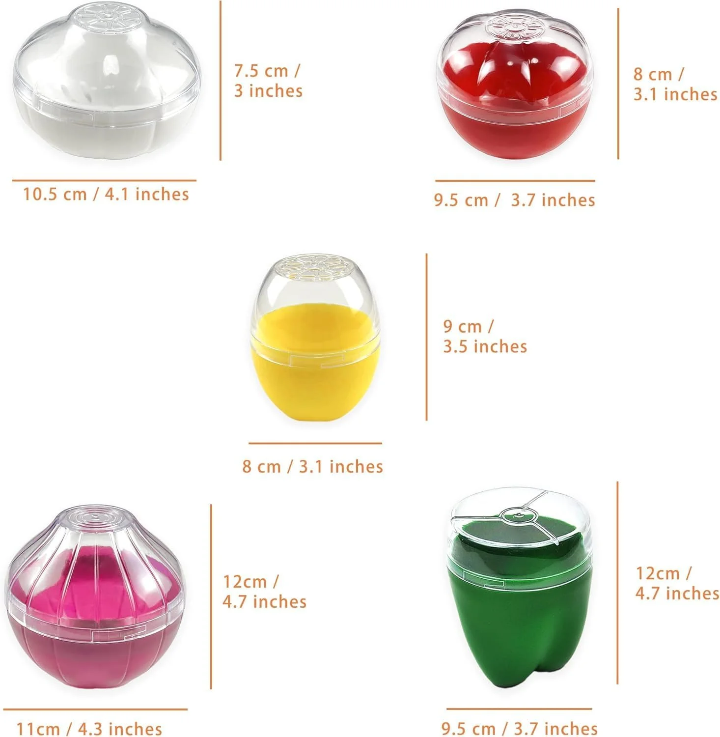 ظروف نگهداری میوه و سبزیجات یلا جوی برای یخچال - 5 شکل (پیاز/گوجه فرنگی/لیمو/فلفل/سیر) افزایش تازگی، جلوگیری از مخلوط شدن بو