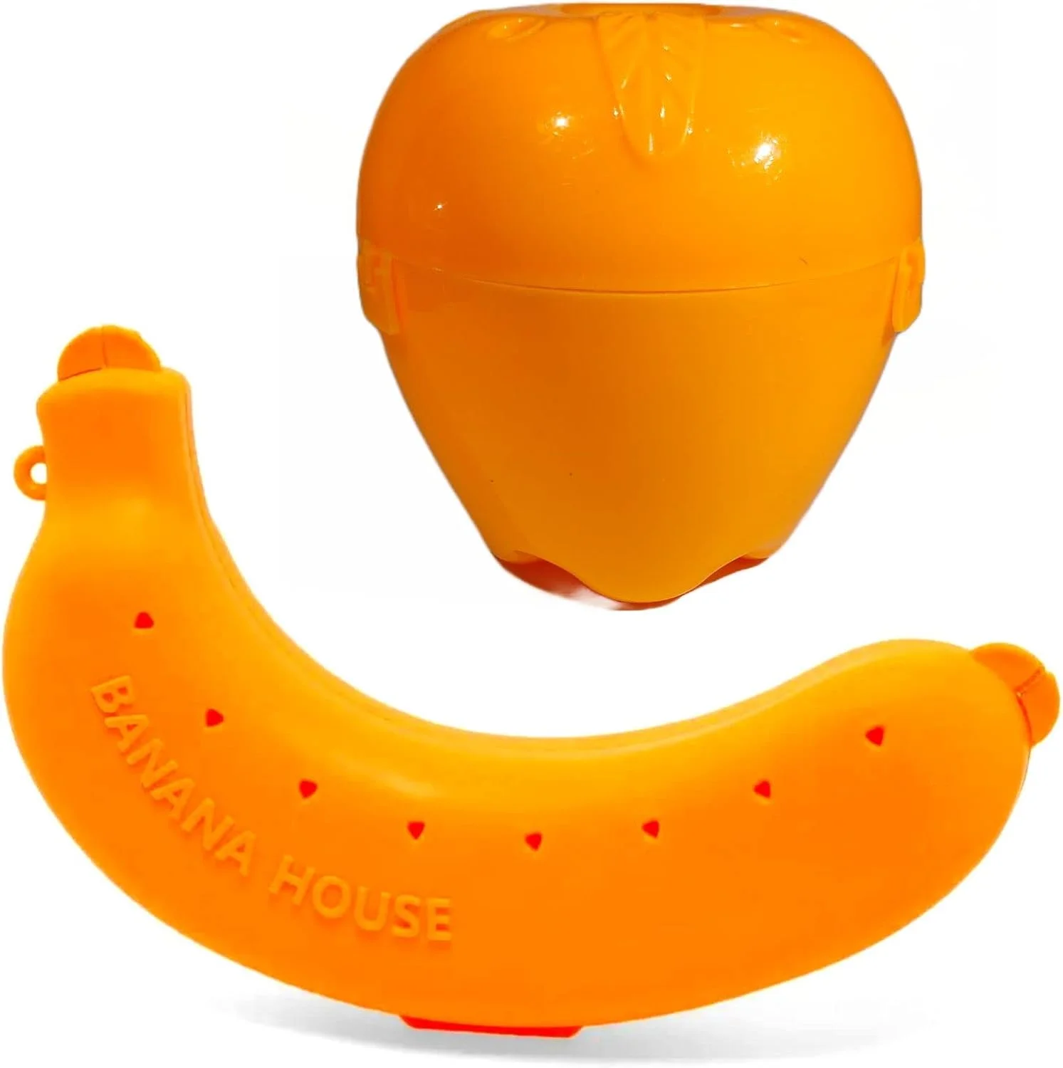 جعبه نگهداری سیب و موز پلاستیکی DOVEAZ® - بسته 2 عددی (نارنجی)