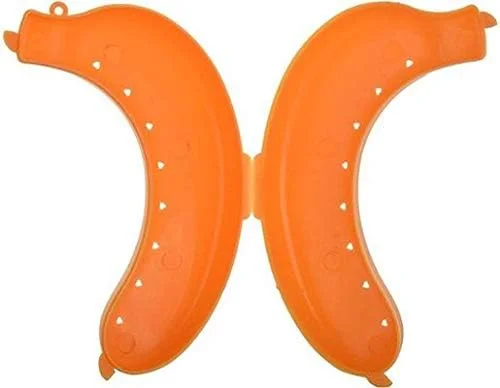 جعبه نگهداری سیب و موز پلاستیکی DOVEAZ® - بسته 2 عددی (نارنجی)