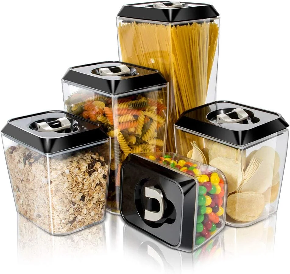 ظروف نگهداری مواد غذایی مستر هوم 5 تکه با درب های محکم، بدون BPA، مقاوم برای نگهداری مواد غذایی
