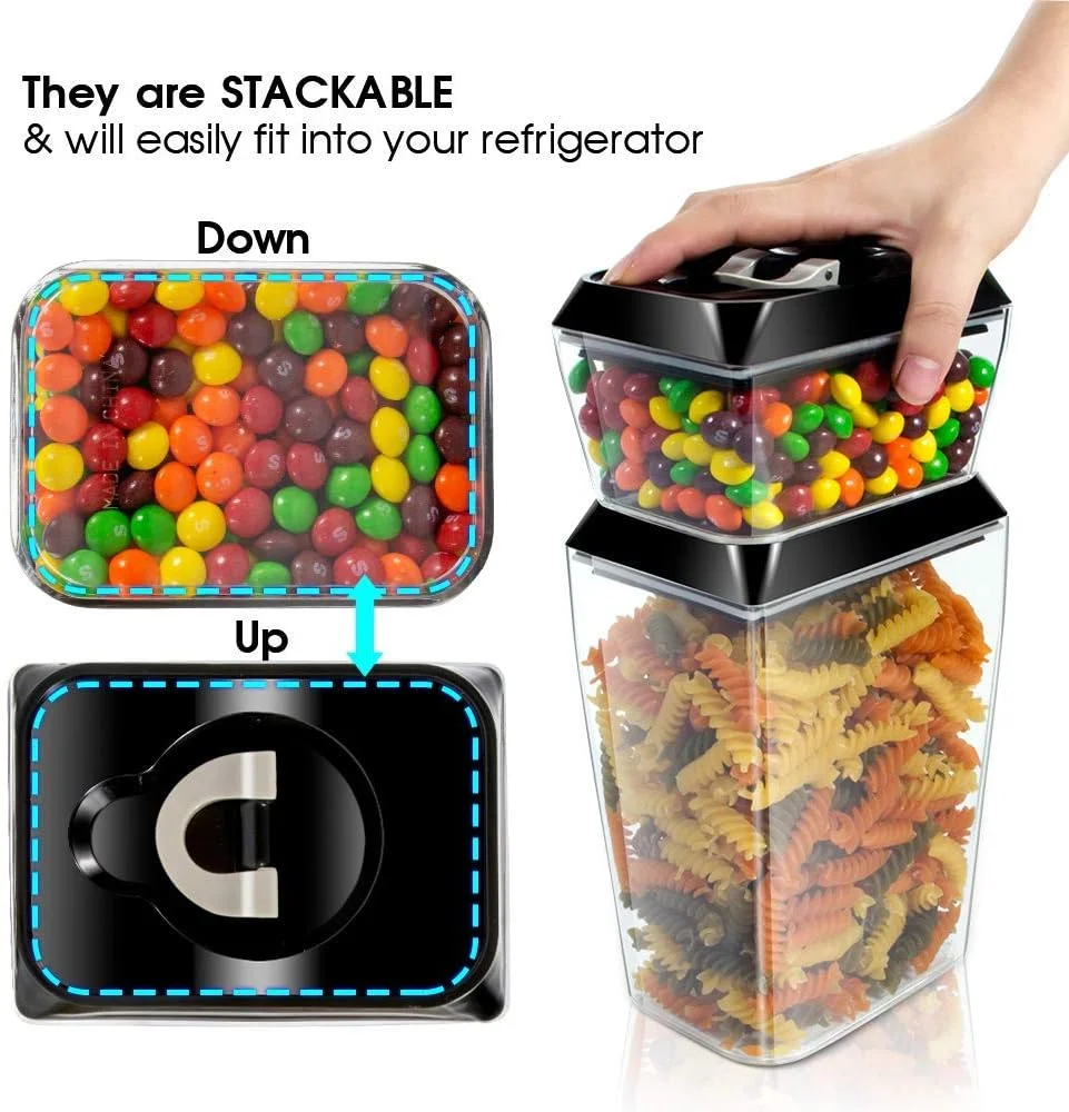 ظروف نگهداری مواد غذایی مستر هوم 5 تکه با درب های محکم، بدون BPA، مقاوم برای نگهداری مواد غذایی