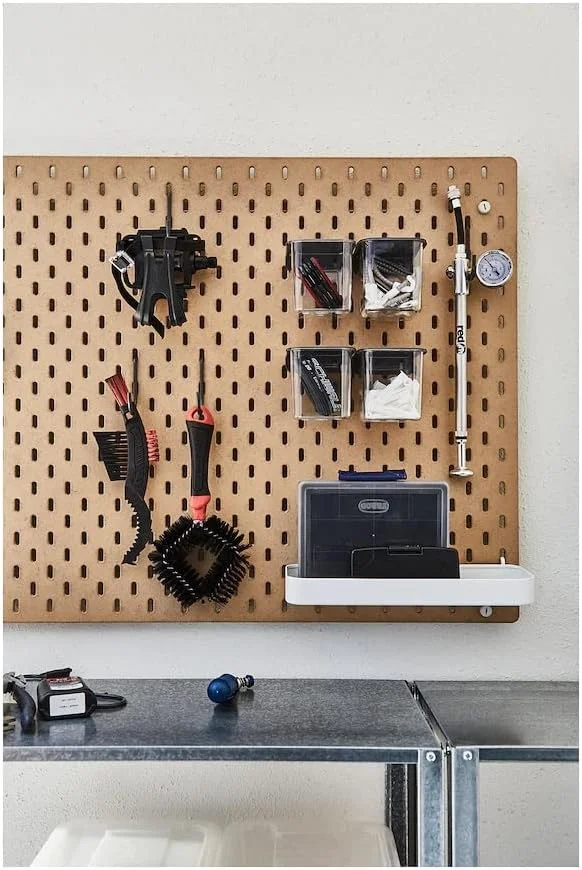 ظرف ایکیا Skadis با درب خاکستری / بسته 3 عددی 803.469.22