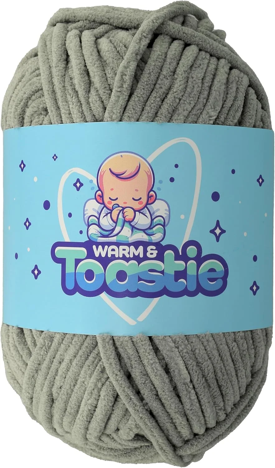 نخ فانتزی کینگ کول مدل Warm & TOASTIE - خاکستری (5983)