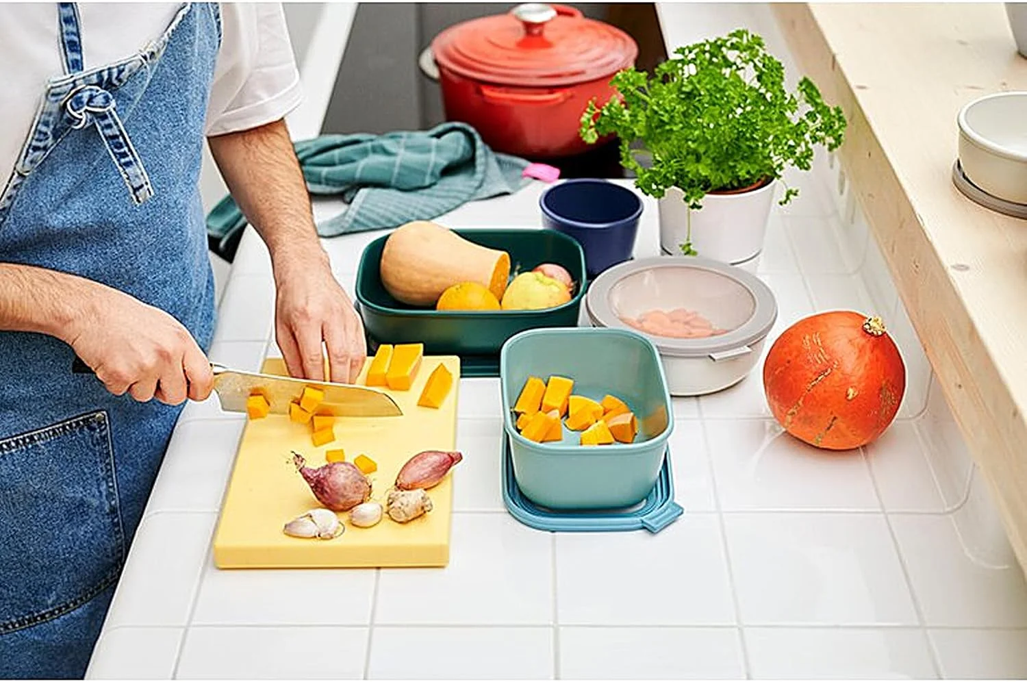 مِپال - ست کاسه چند منظوره سیرکولا 3 تکه - ظرف نگهداری مواد غذایی با درب - مناسب به عنوان جعبه نگهداری دربسته برای یخچال و فریزر، ظرف مایکروویو و ظرف سرو - 500، 1000، 2000 میلی لیتر - مشکی نوردیک