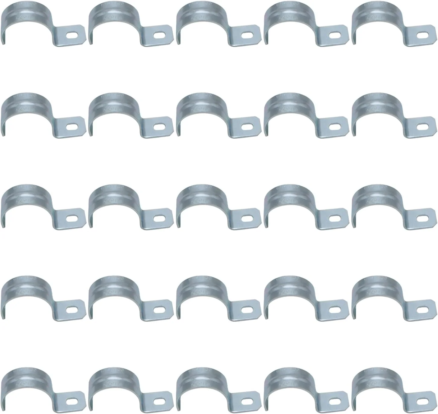 بست لوله استیل ضد زنگ TOMSHIELE سایز 1-1/4 اینچ، 25 عددی، یک سوراخه، بست U شکل کابل، بست لوله برای لوله های برق EMT، بست های مقاوم در برابر زنگ زدگی برای نصب مطمئن بست لوله استیل ضد زنگ TOMSHIELE سایز 1-1/4 اینچ، 25 عددی، یک سوراخه، بست U شکل کابل، بست لوله برای لوله های برق EMT، بست های مقاوم در برابر زنگ زدگی برای نصب مطمئن