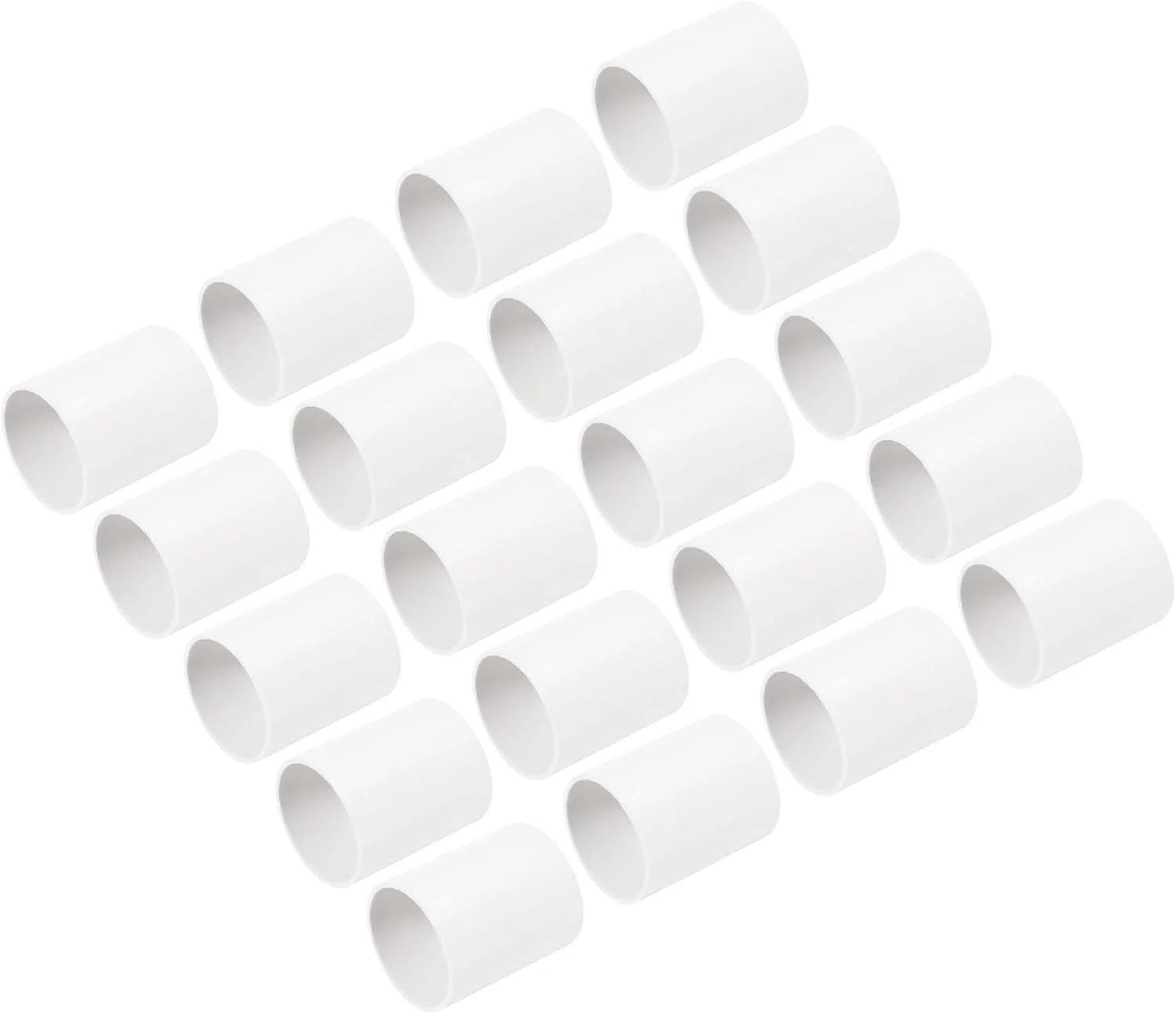 sourcing map 30 عدد اتصالات مستقیم لوله PVC، اتصال دهنده لوله 40 میلی متری، اتصالات برای لوله های برقی خانگی، سفید sourcing map 30 عدد اتصالات مستقیم لوله PVC، اتصال دهنده لوله 40 میلی متری، اتصالات برای لوله های برقی خانگی، سفید