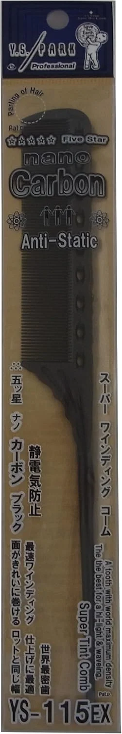 شانه دم موشی فوق العاده باریک و کربنی Y.S.PARK YS Park 115