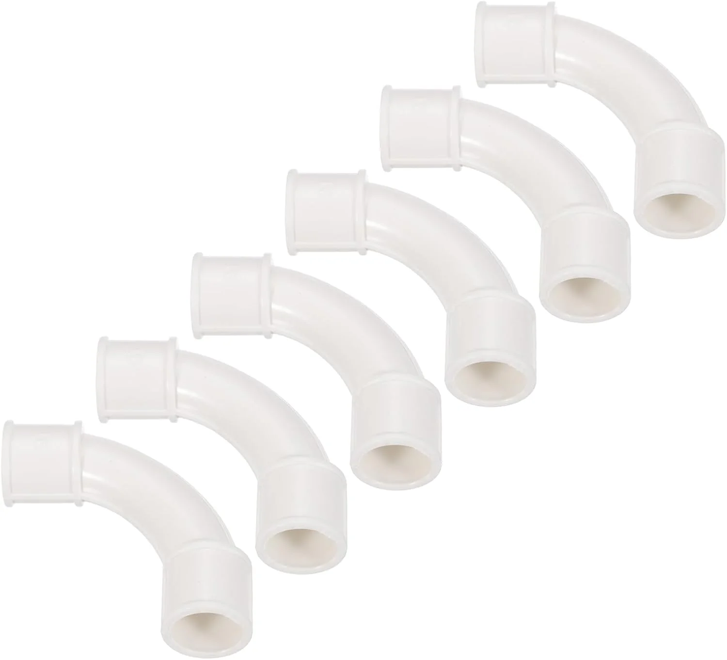 اتصالات زانویی کوپلینگ لوله PVC سورسیینگ مپ، 16 میلی متر، سفید، تغییر جهت برای شلنگ، لوله برق، بسته 6 عددی اتصالات زانویی کوپلینگ لوله PVC سورسیینگ مپ، 16 میلی متر، سفید، تغییر جهت برای شلنگ، لوله برق، بسته 6 عددی