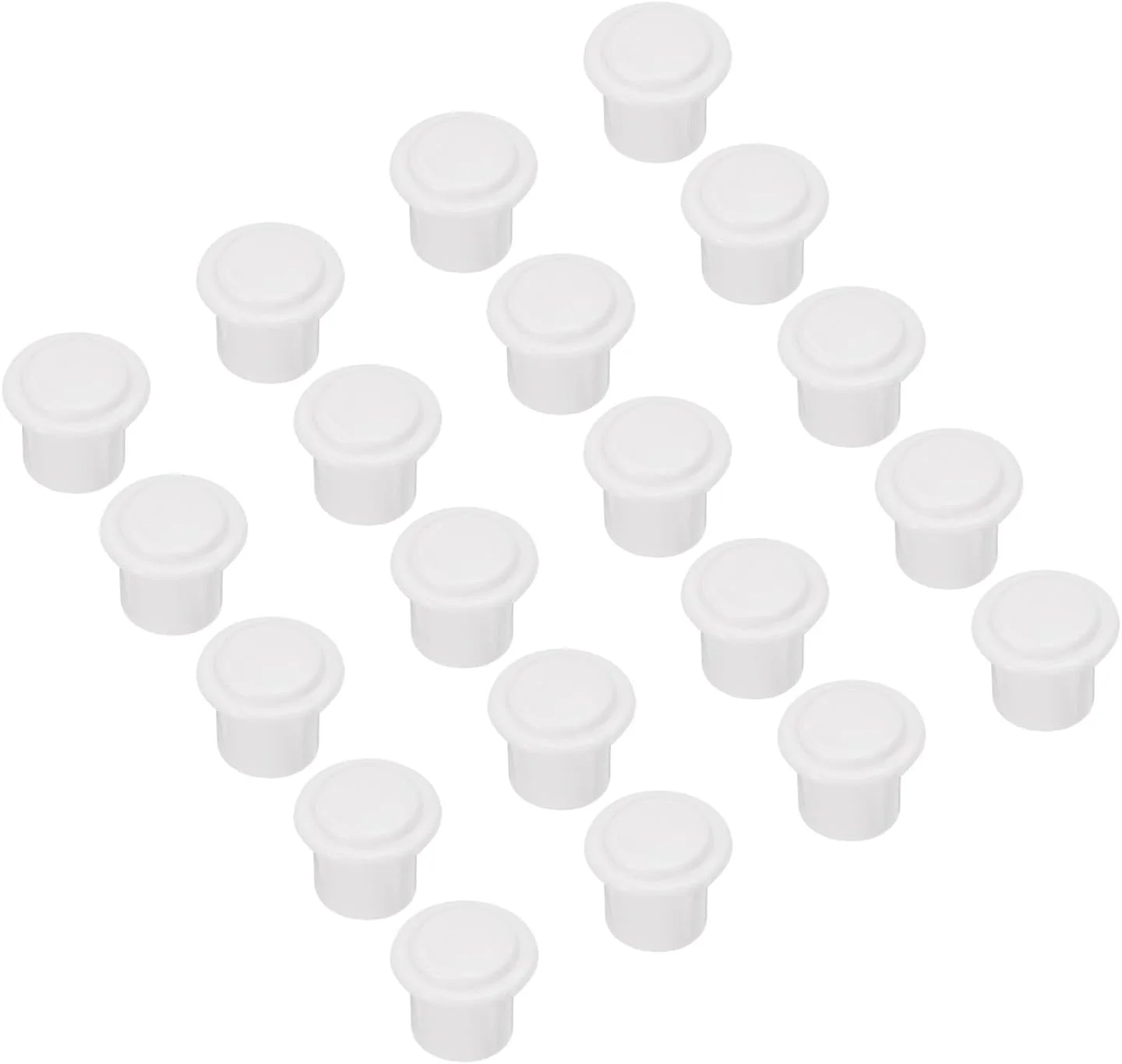 دریچه های داخلی لوله PVC سورسینگ مپ، درپوش های داخلی لوله 16 میلی متری، درپوش های گرد برای شیلنگ، لوله برق، بسته 60 عددی دریچه های داخلی لوله PVC سورسینگ مپ، درپوش های داخلی لوله 16 میلی متری، درپوش های گرد برای شیلنگ، لوله برق، بسته 60 عددی