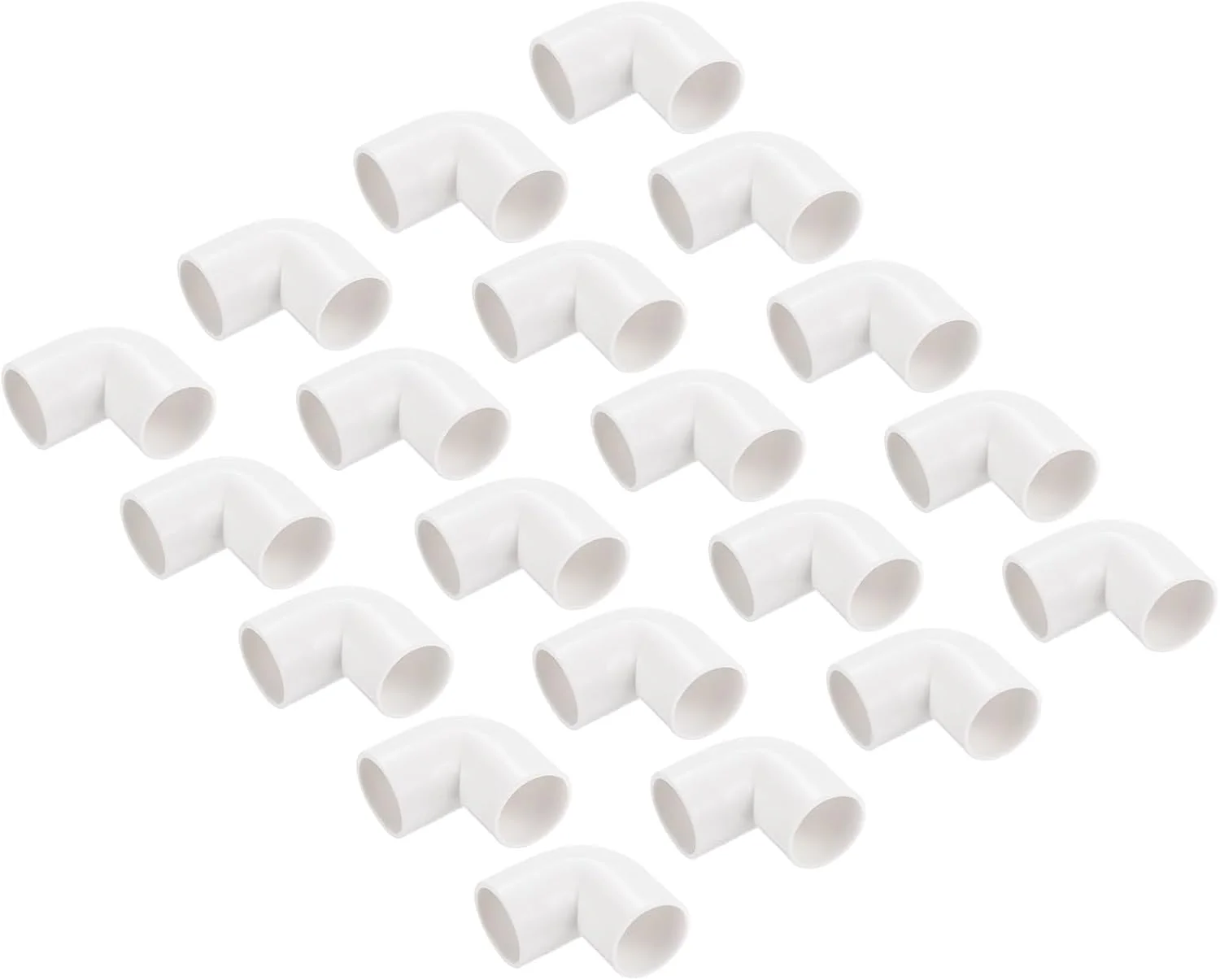 اتصال لوله پی وی سی 90 درجه، سایز 16 میلی متر، سفید، تغییر جهت برای قفسه های پی وی سی DIY، شلنگ باغ، لوله برق، بسته 50 عددی اتصال لوله پی وی سی 90 درجه، سایز 16 میلی متر، سفید، تغییر جهت برای قفسه های پی وی سی DIY، شلنگ باغ، لوله برق، بسته 50 عددی