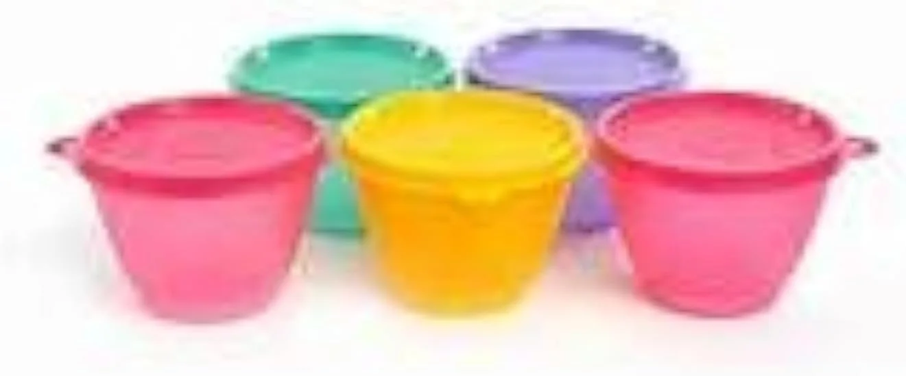 ست ظروف پلاستیکی توپرور مدل Bowled Over، 450 میلی لیتر، مجموعه 5 عددی چند رنگ