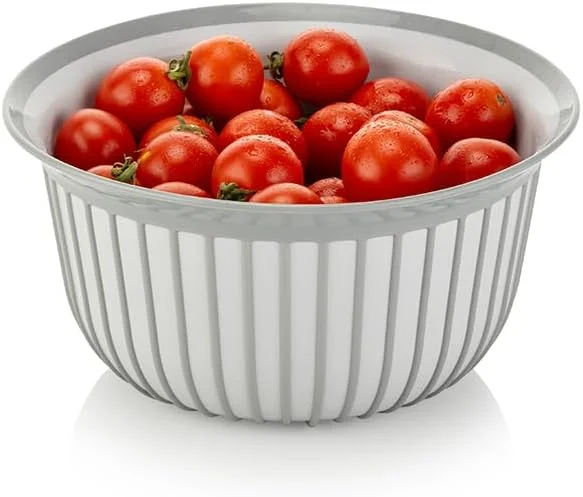 ظرف نگهداری گرد فولی لایف لینیا 500 میلی لیتر، ست ظروف آماده سازی غذا، ظروف نگهداری مواد غذایی پلاستیکی درب دار، جعبه های سازمان دهنده آشپزخانه قابل چیدن، فاقد BPA و قابل استفاده در مایکروویو (BNM-7017)