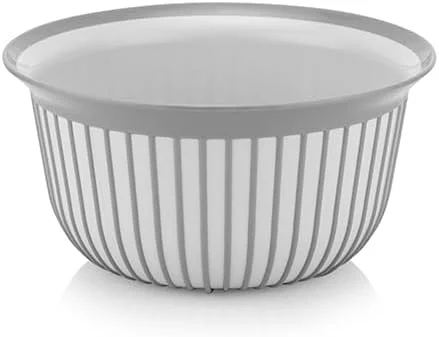 ظرف نگهداری گرد فولی لایف لینیا 500 میلی لیتر، ست ظروف آماده سازی غذا، ظروف نگهداری مواد غذایی پلاستیکی درب دار، جعبه های سازمان دهنده آشپزخانه قابل چیدن، فاقد BPA و قابل استفاده در مایکروویو (BNM-7017)