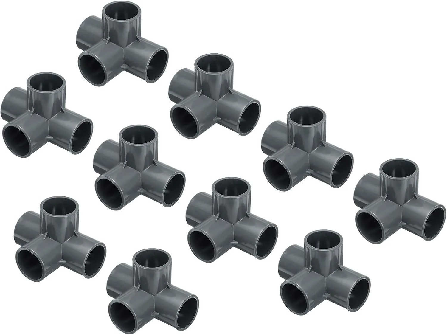 اتصالات زانویی کوپلینگ لوله PVC سورسینگ مپ، سه راهی خروجی جانبی 32 میلی متری برای لوله برق، خاکستری، بسته 8 عددی اتصالات زانویی کوپلینگ لوله PVC سورسینگ مپ، سه راهی خروجی جانبی 32 میلی متری برای لوله برق، خاکستری، بسته 8 عددی