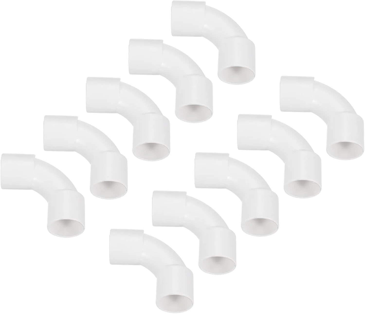 اتصالات زانویی کوپلینگ لوله PVC سورسیینگ مپ، 25 میلی متر، تغییر جهت برای لوله برق، بسته 10 عددی اتصالات زانویی کوپلینگ لوله PVC سورسیینگ مپ، 25 میلی متر، تغییر جهت برای لوله برق، بسته 10 عددی