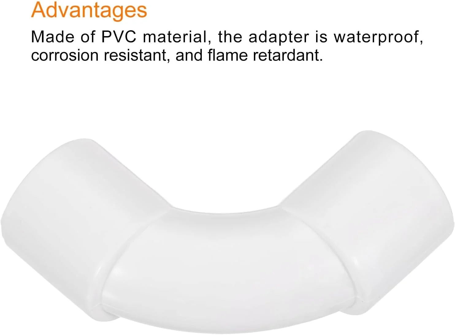 اتصالات زانویی کوپلینگ لوله PVC سورسیینگ مپ، 25 میلی متر، تغییر جهت برای لوله برق، بسته 10 عددی اتصالات زانویی کوپلینگ لوله PVC سورسیینگ مپ، 25 میلی متر، تغییر جهت برای لوله برق، بسته 10 عددی