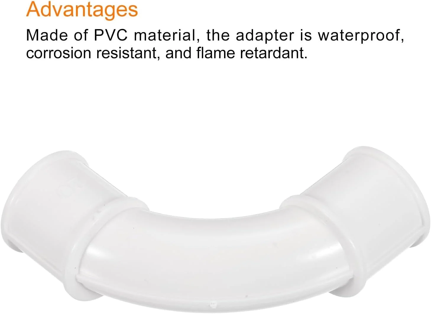 اتصالات زانویی کوپلینگ لوله PVC سورسینگ مپ، 20 میلی متر، سفید، تغییر جهت برای شلنگ، لوله برق، بسته 20 عددی اتصالات زانویی کوپلینگ لوله PVC سورسینگ مپ، 20 میلی متر، سفید، تغییر جهت برای شلنگ، لوله برق، بسته 20 عددی