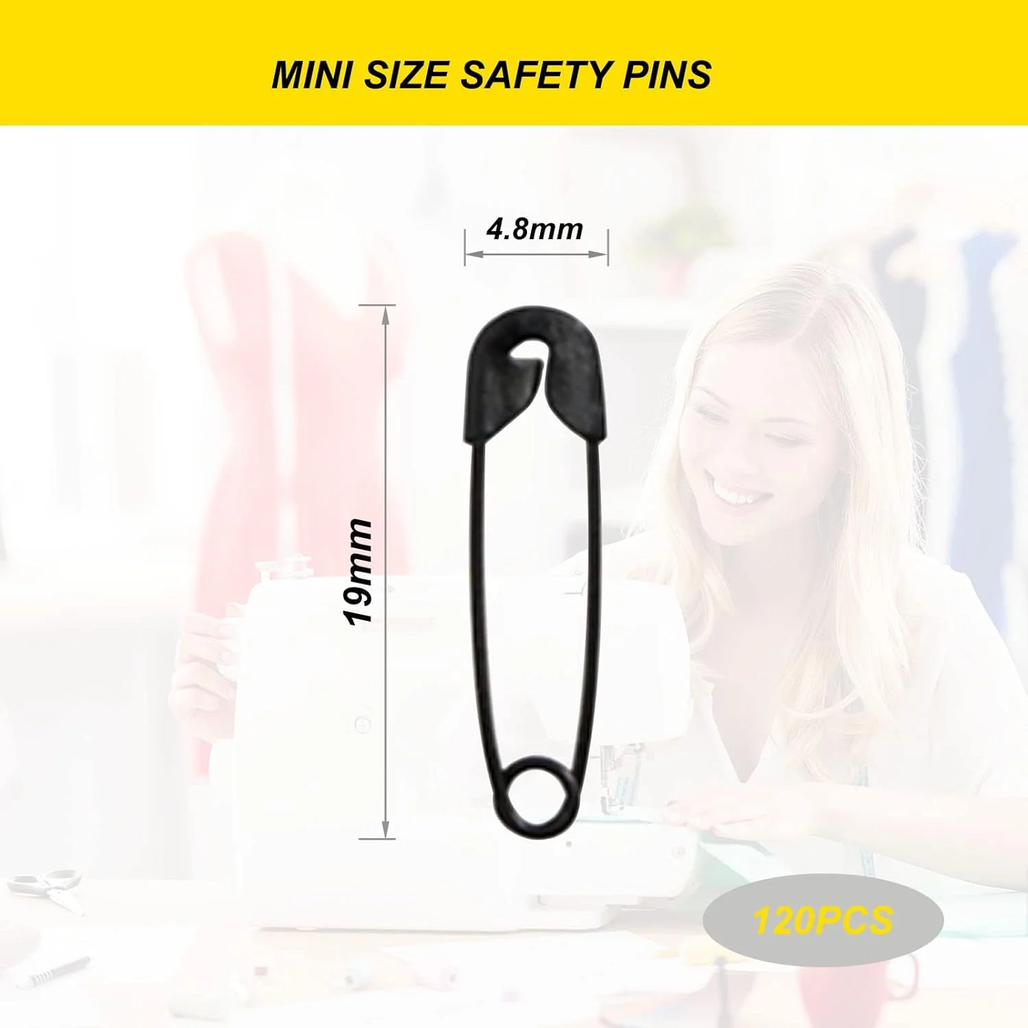 سنجاق قفلی مشکی keepsweat، سنجاق قفلی کوچک برای لباس، 19 میلی متر / 0.75 اینچ سنجاق قفلی فلزی مینی عمده برای هنر، کاردستی، خیاطی، جواهرسازی (120 عدد در جعبه) سنجاق قفلی مشکی keepsweat، سنجاق قفلی کوچک برای لباس، 19 میلی متر / 0.75 اینچ سنجاق قفلی فلزی مینی عمده برای هنر، کاردستی، خیاطی، جواهرسازی (120 عدد در جعبه)