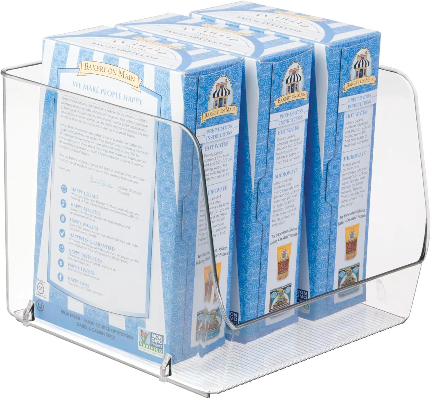 سبد نظم دهنده بزرگ Interdesign Linus مدل 65370