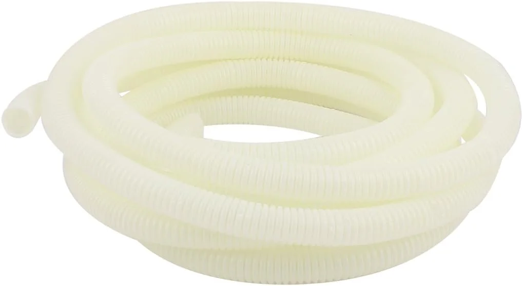 لوله خرطومی پلاستیکی 5.2 متری رایلوگاد، لوله محافظ سیم برق سفید 18 میلی متر لوله خرطومی پلاستیکی 5.2 متری رایلوگاد، لوله محافظ سیم برق سفید 18 میلی متر