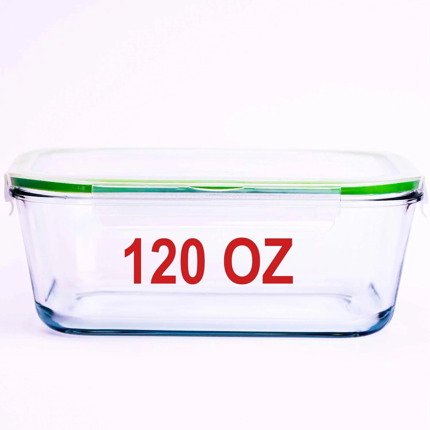 ظروف نگهداری مواد غذایی شیشه ای بزرگ AGTRADE با درب های محکم، 3.5 لیتری، سایز بزرگ مناسب خانواده، ظرف پخت و پز و مرینیت مستطیلی