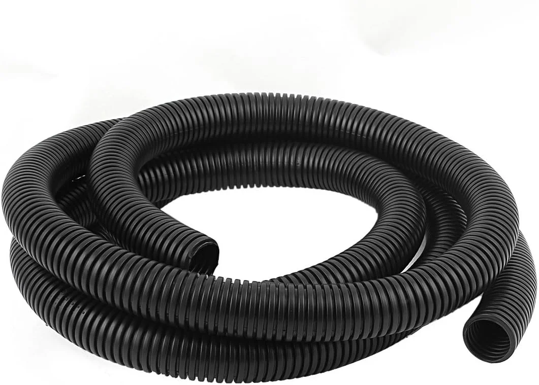 لوله خرطومی پلاستیکی رویلوگود BWG به طول 2.7 متر، لوله محافظ سیم برق، مشکی، 28 میلی متر لوله خرطومی پلاستیکی رویلوگود BWG به طول 2.7 متر، لوله محافظ سیم برق، مشکی، 28 میلی متر