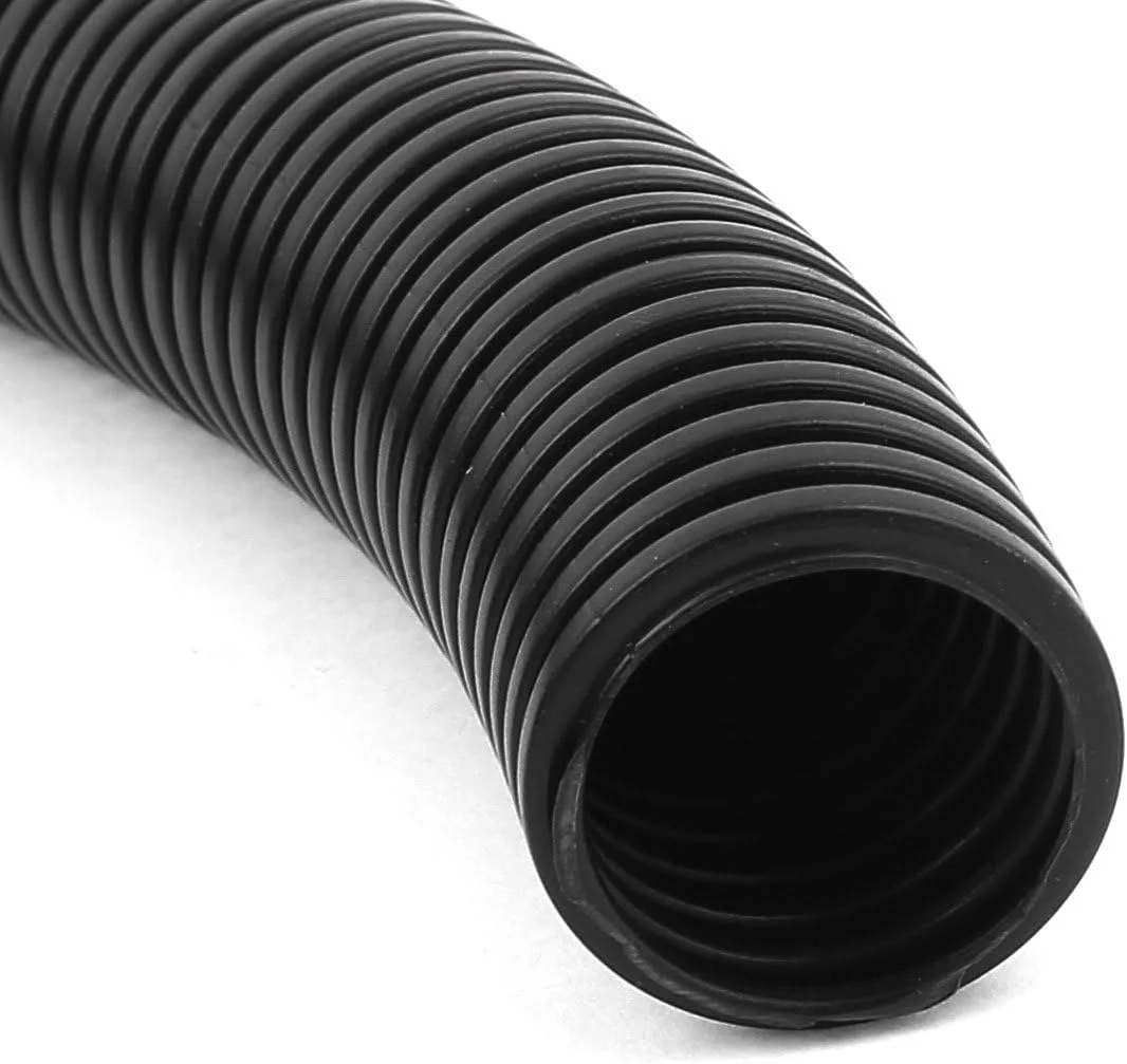 لوله خرطومی پلاستیکی رویلوگود BWG به طول 2.7 متر، لوله محافظ سیم برق، مشکی، 28 میلی متر لوله خرطومی پلاستیکی رویلوگود BWG به طول 2.7 متر، لوله محافظ سیم برق، مشکی، 28 میلی متر