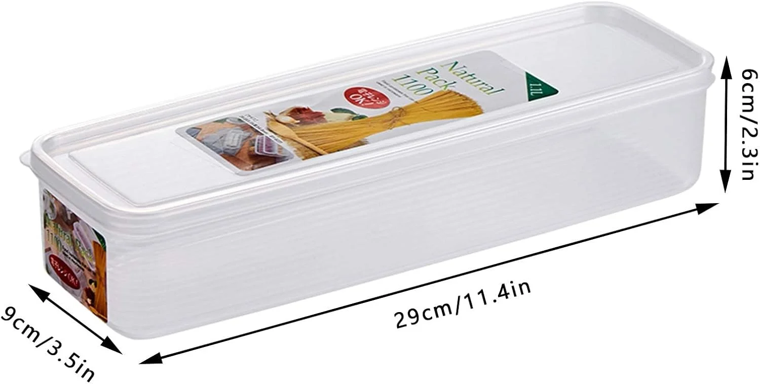 ظروف نگهداری پاستا آزونی، 3 عددی، جعبه های پلاستیکی نگهداری مواد غذایی، ظروف نودل درب دار، جعبه نگهداری اسپاگتی پلاستیکی شفاف برای اسپاگتی، نودل، پاستا، تخم مرغ، تنقلات میوه
