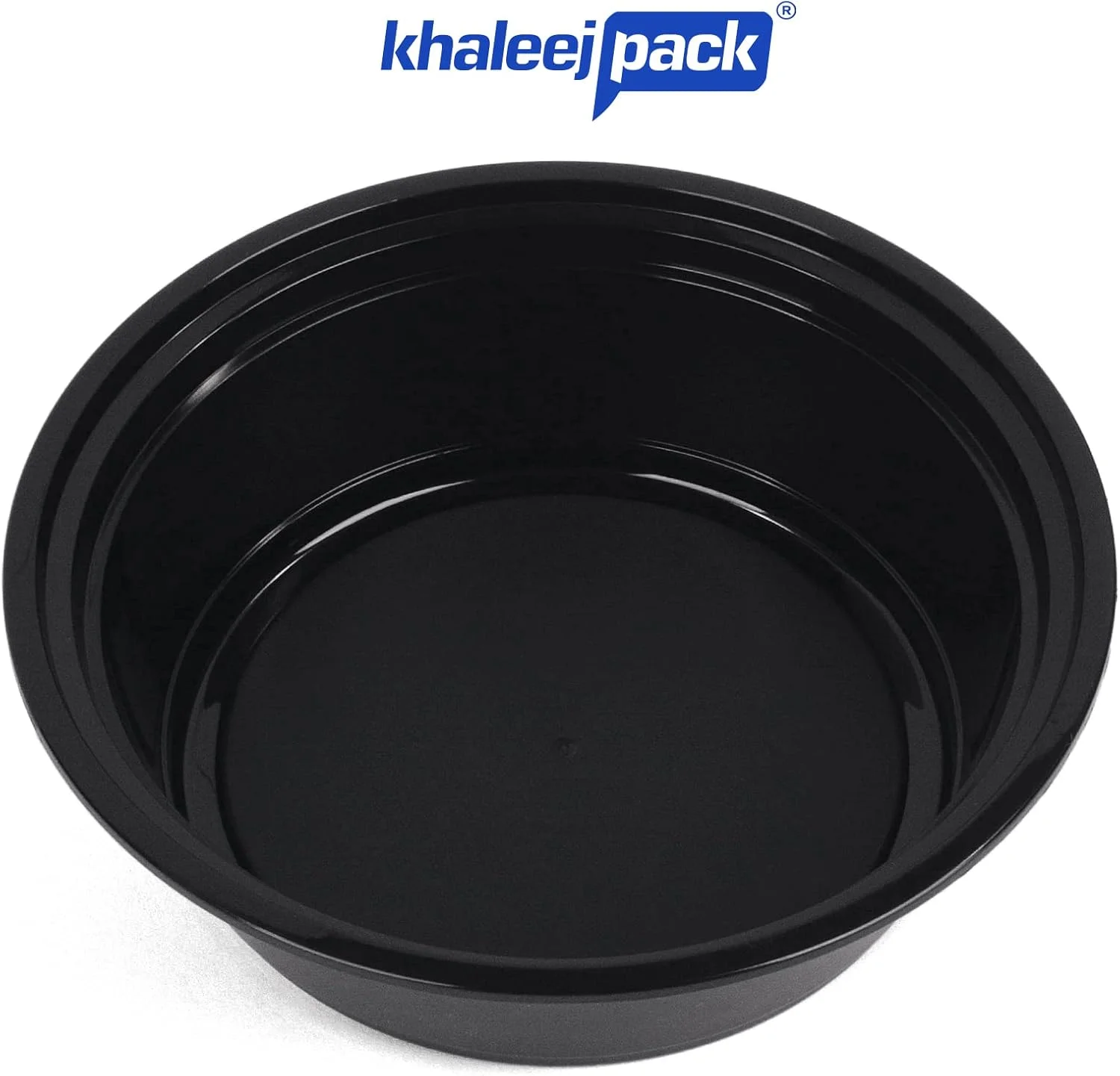 ظرف غذای آماده مصرف خلیج پک، بدون BPA و قابل استفاده مجدد - [10 عدد ظرف گرد یک قسمتی (946 میلی لیتر) یکبار مصرف با درب، ظرف غذای آماده با قابلیت ایجاد خلاء، قابل استفاده در مایکروویو و فریزر، مناسب برای بیرون بر